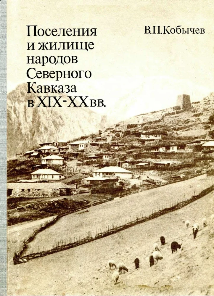 Обложка: Поселения и жилище народов Северного Кавказа в XIX–XX вв.