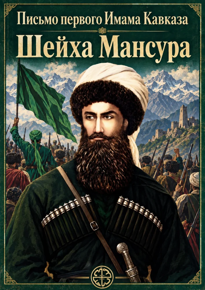 Обложка: Письмо Шейха Мансура первого Имама Кавказа