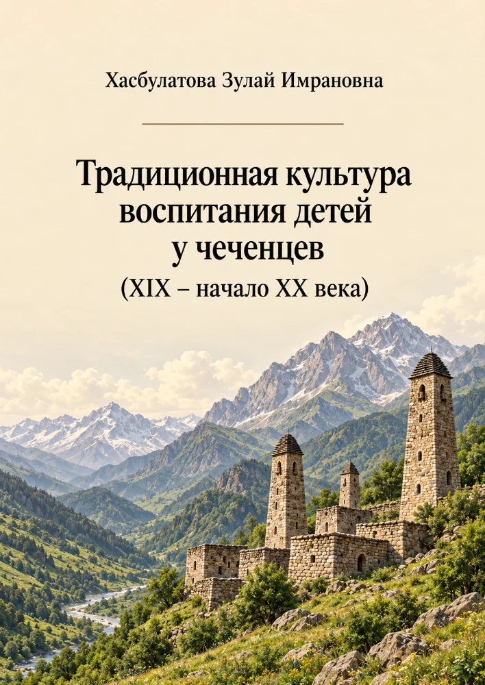 Обложка: Традиционная культура воспитания детей у чеченцев